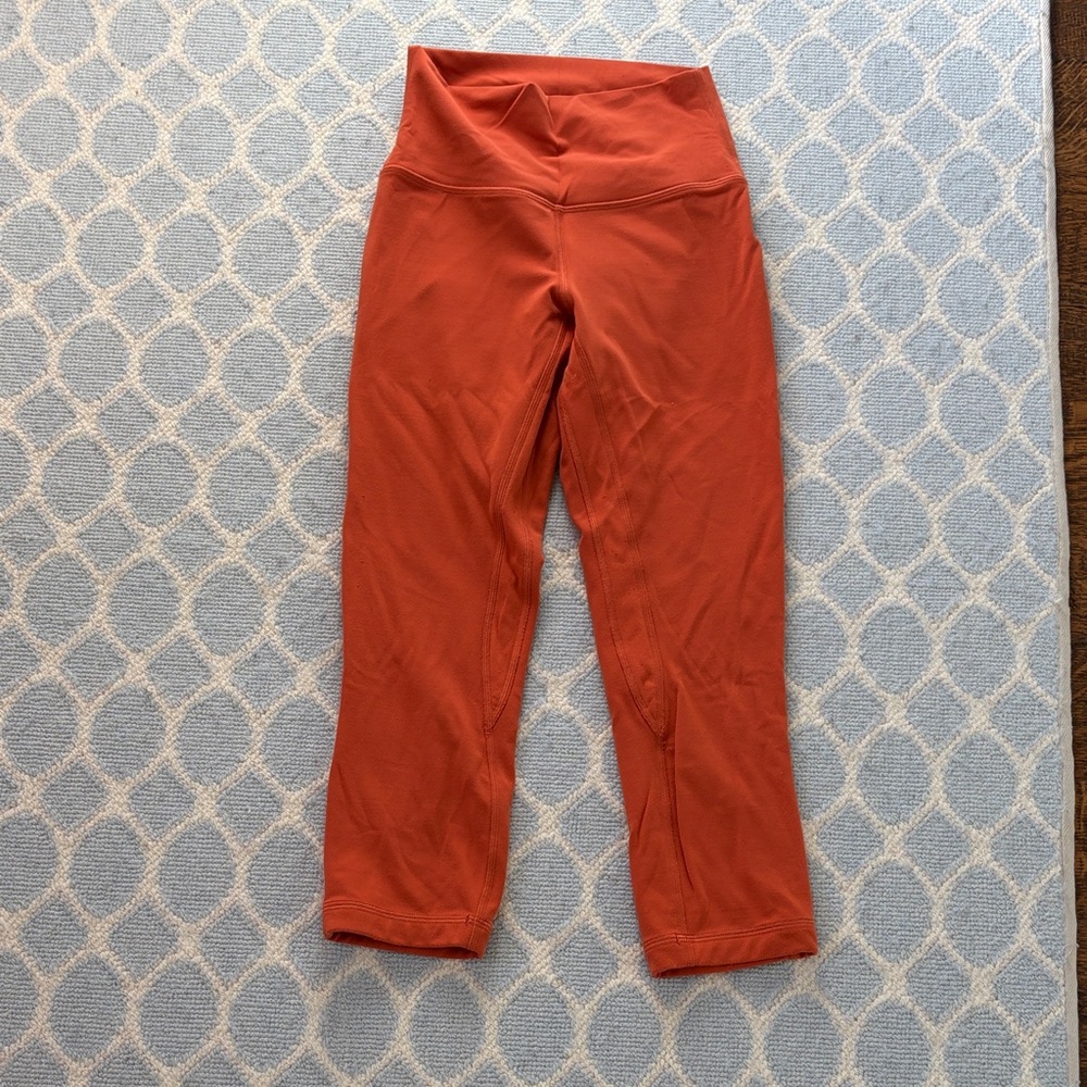 Lululemon Athletica Orange Leggings